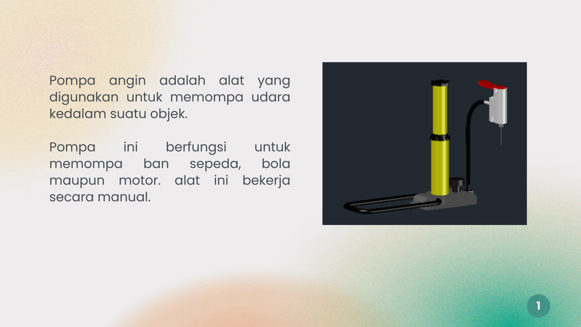 Desain Pompa Angin Menggunakan Autocad slide 2