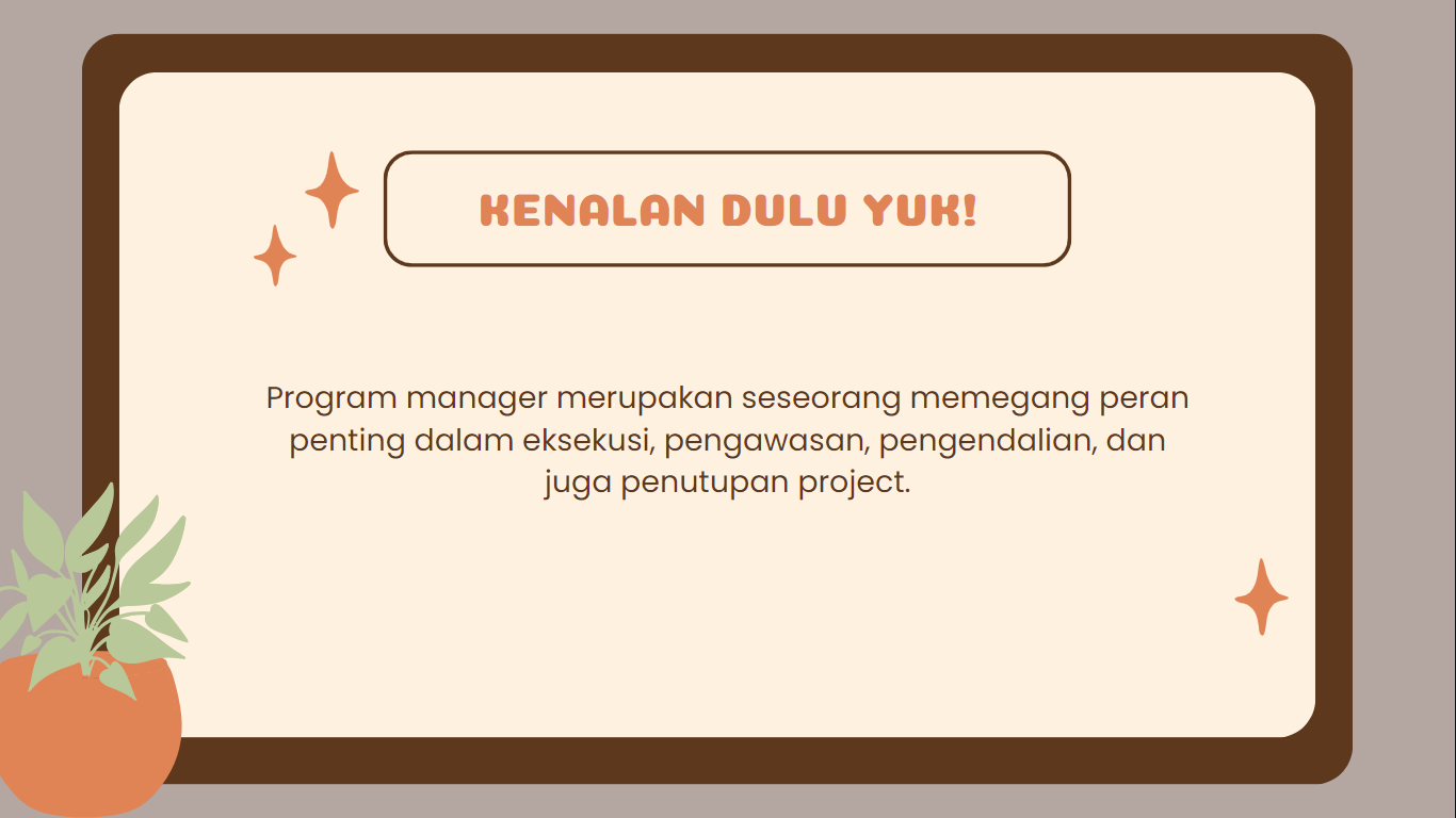 Program Manager Ngapain Aja Sih? slide 1