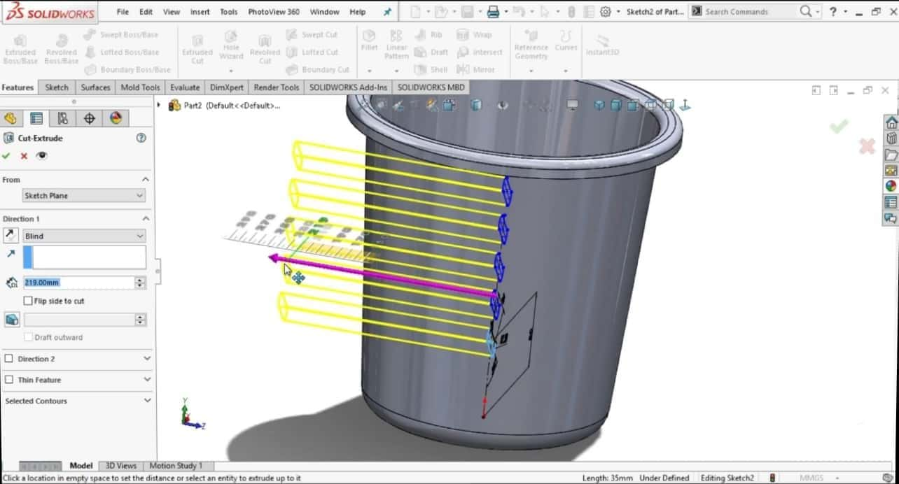 Design tempat sampah 3D slide 1