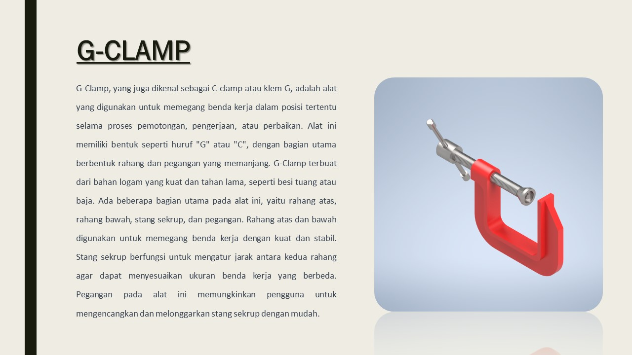 DESAIN ALAT PENJEPIT G-CLAMP slide 2