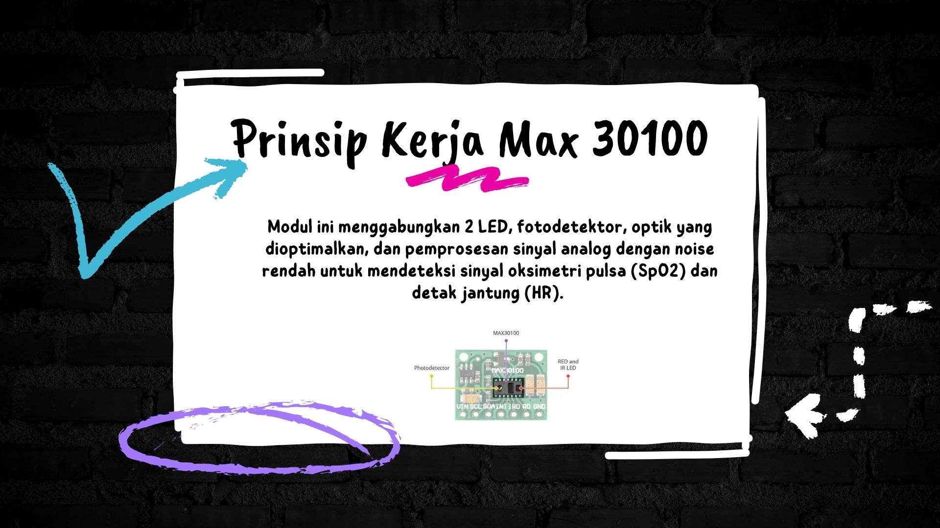 Mendeteksi detak jantung menggunakan Max 30100.PPT slide 2
