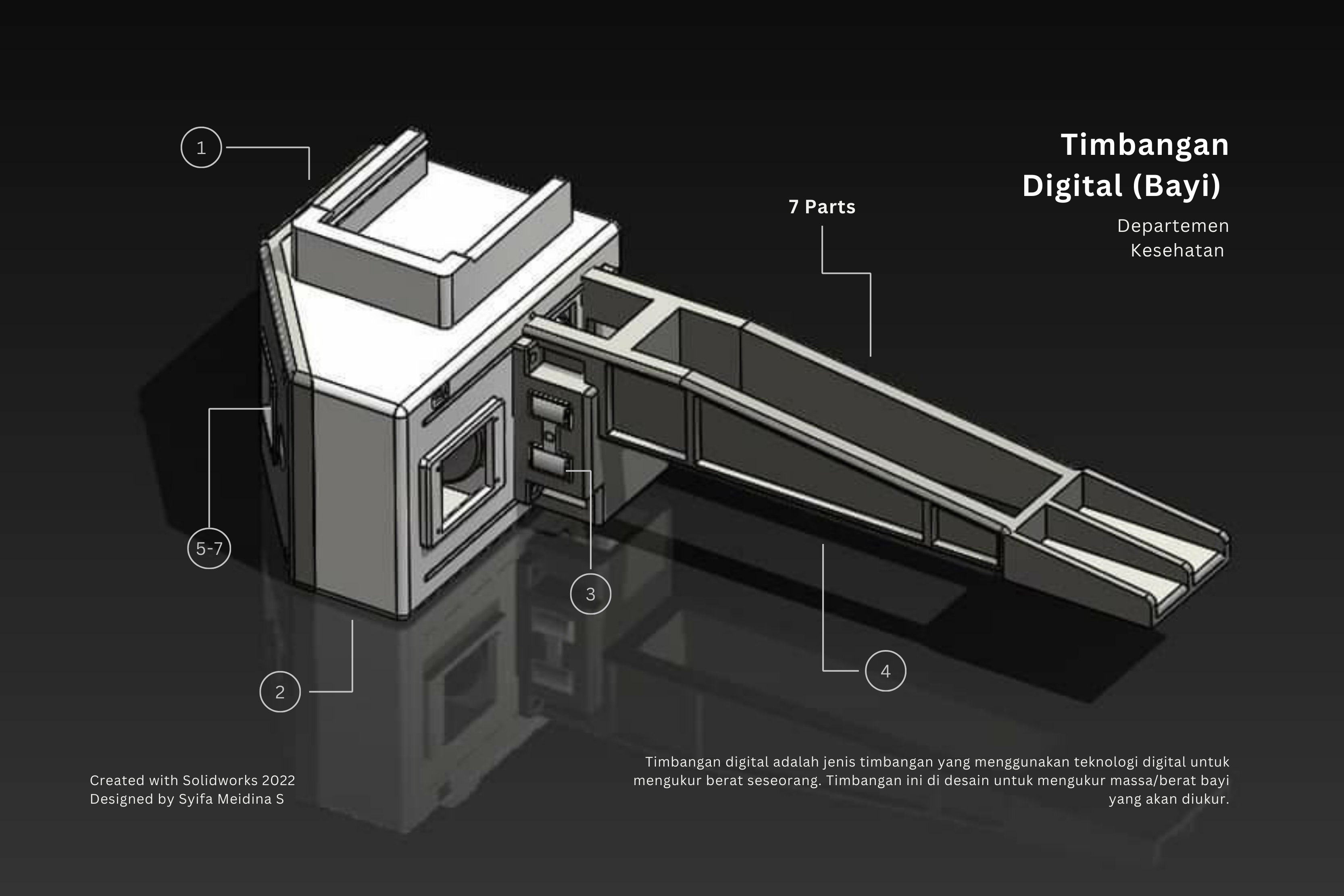 Desain Timbangan Bayi Digital slide 1