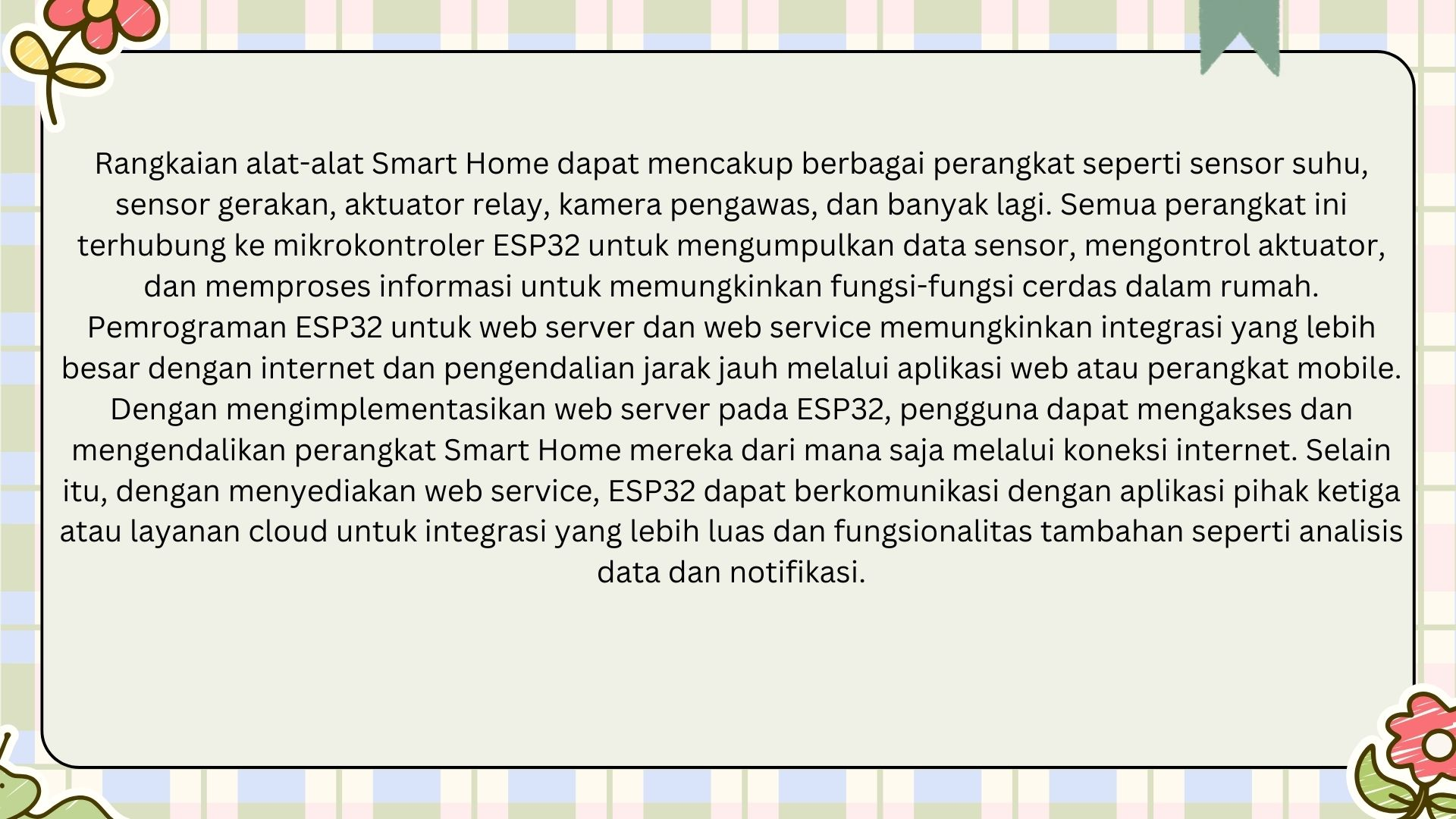 Robotic Studi kasus smart home slide 2