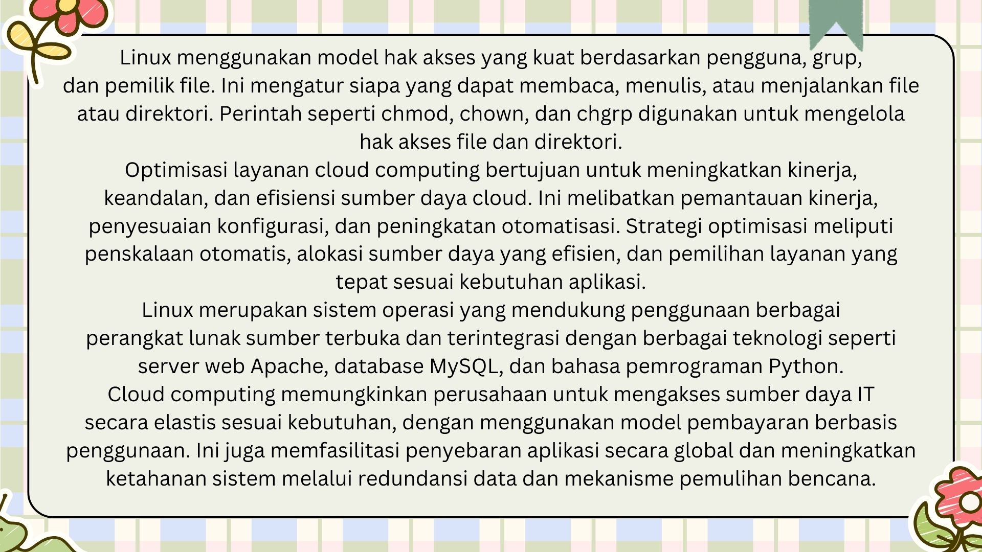 Tugas akhir pengenalan linux slide 2