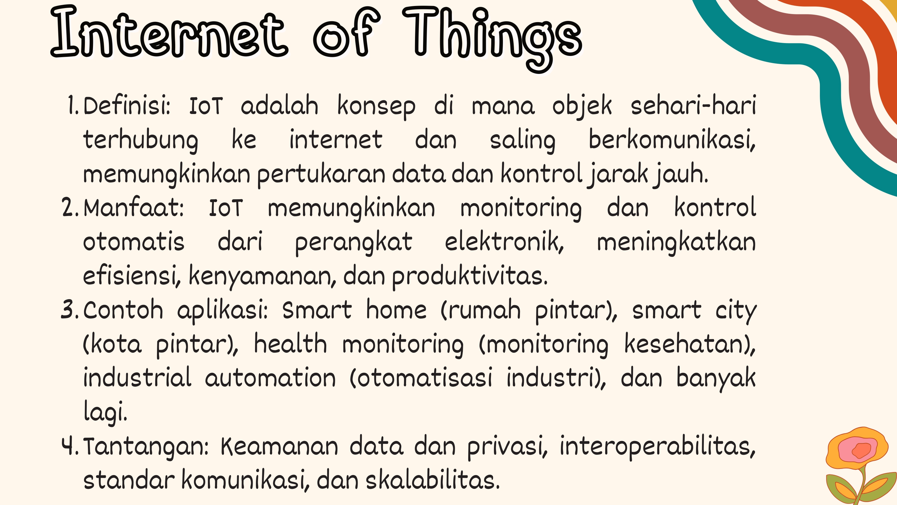 Tugas akhir Robotic Pengenalan IoT slide 1