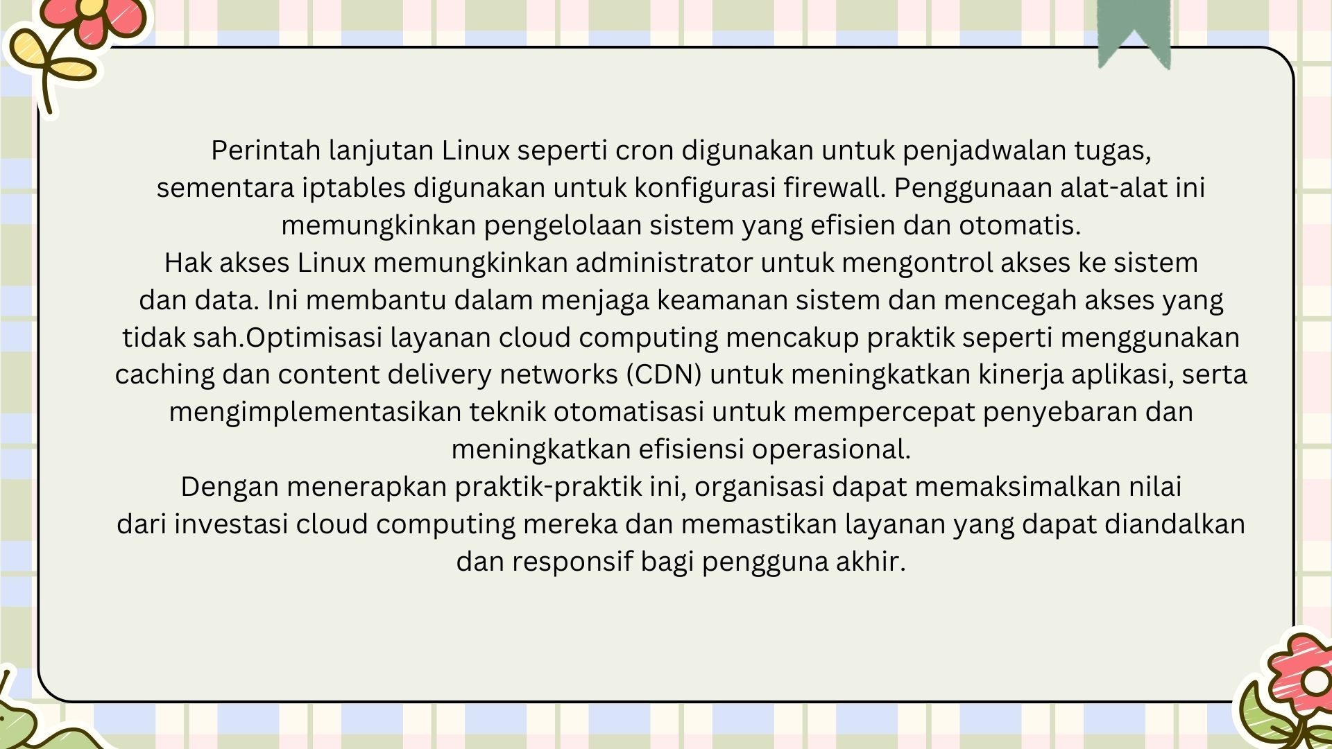 Tugas akhir pengenalan linux slide 3