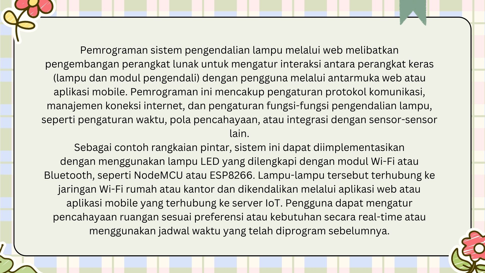 Tugas akhir Mikrokontroller pengendalian lampu slide 2