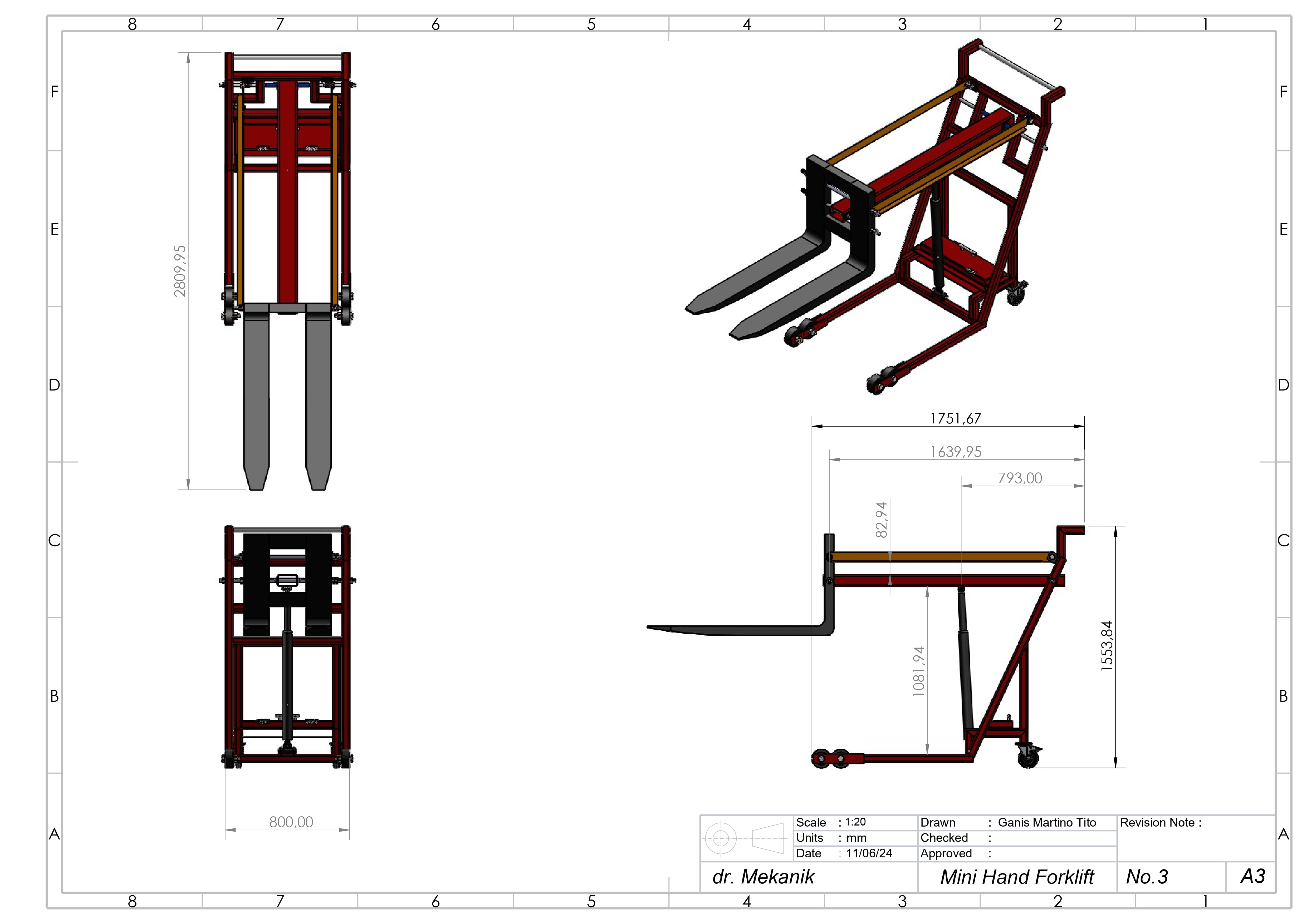 Mini Hand Forklift slide 3
