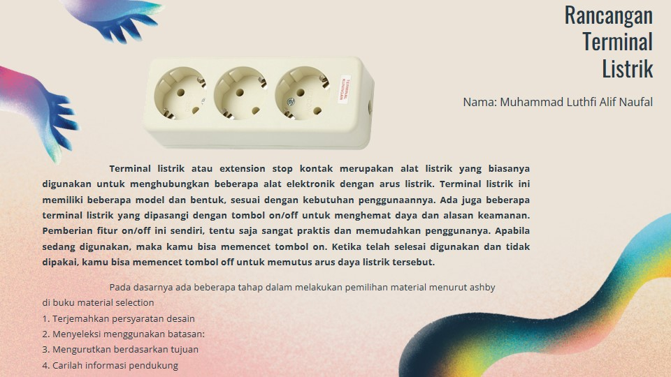 First slide
