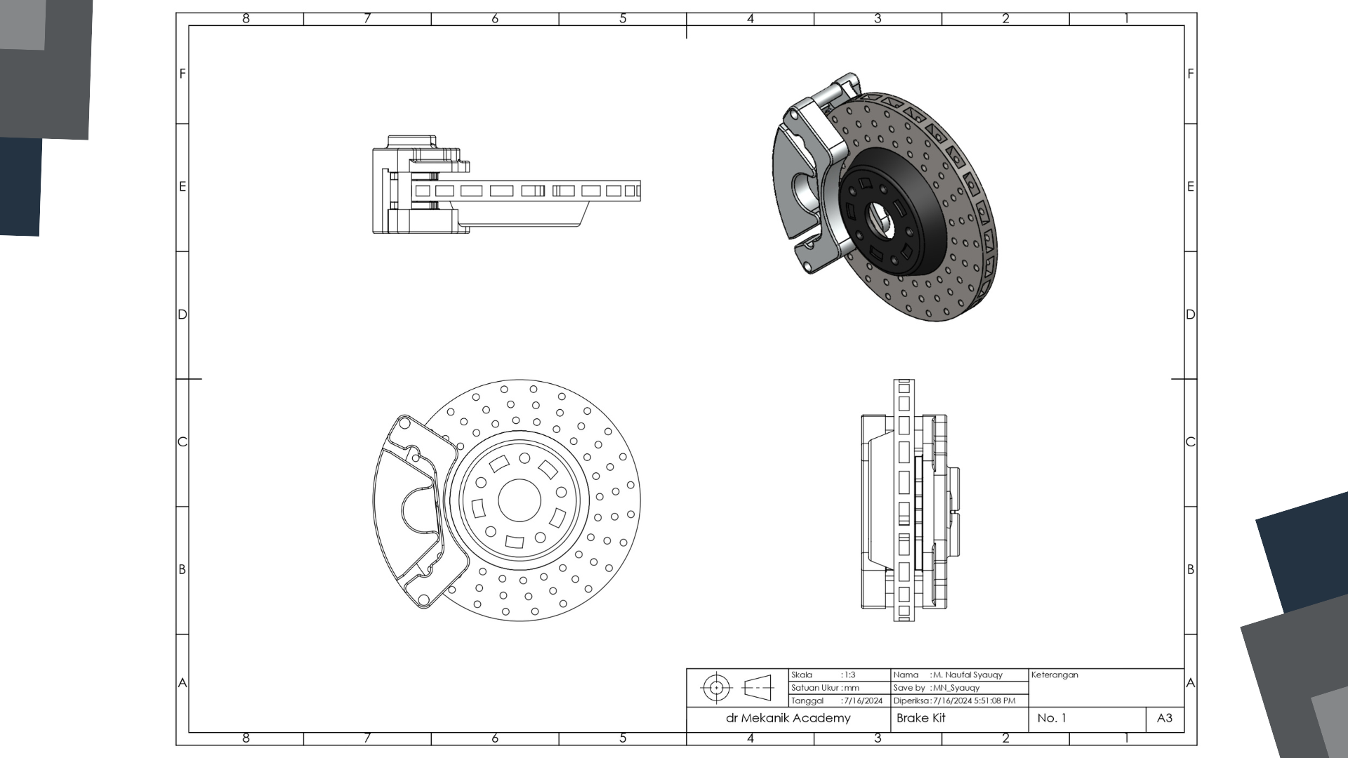 Brake Kit Design slide 1