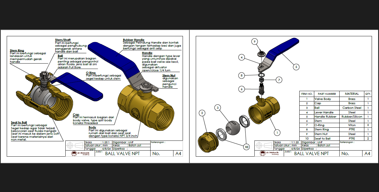 Desain Ball Valve slide 1