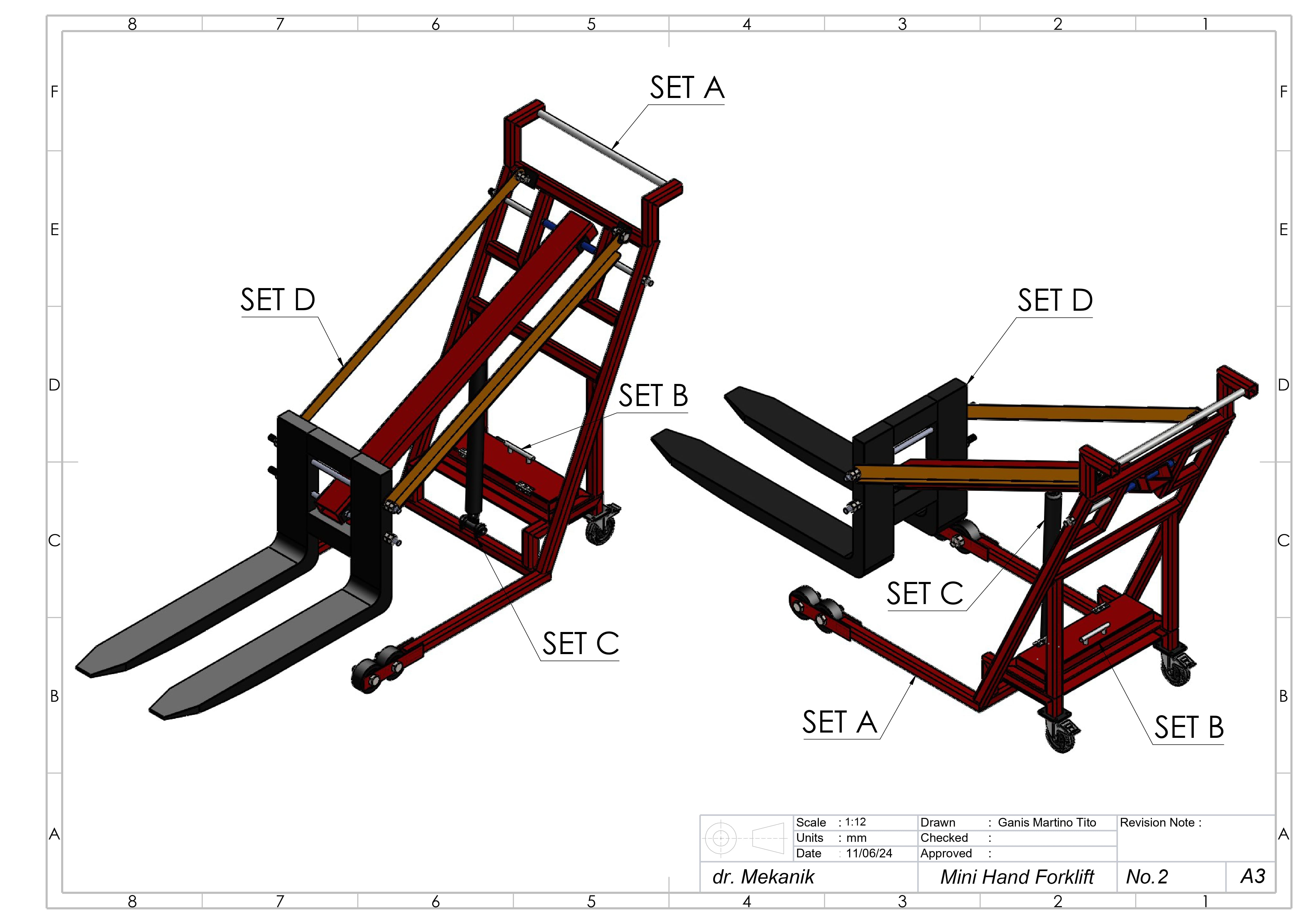 Mini Hand Forklift slide 2