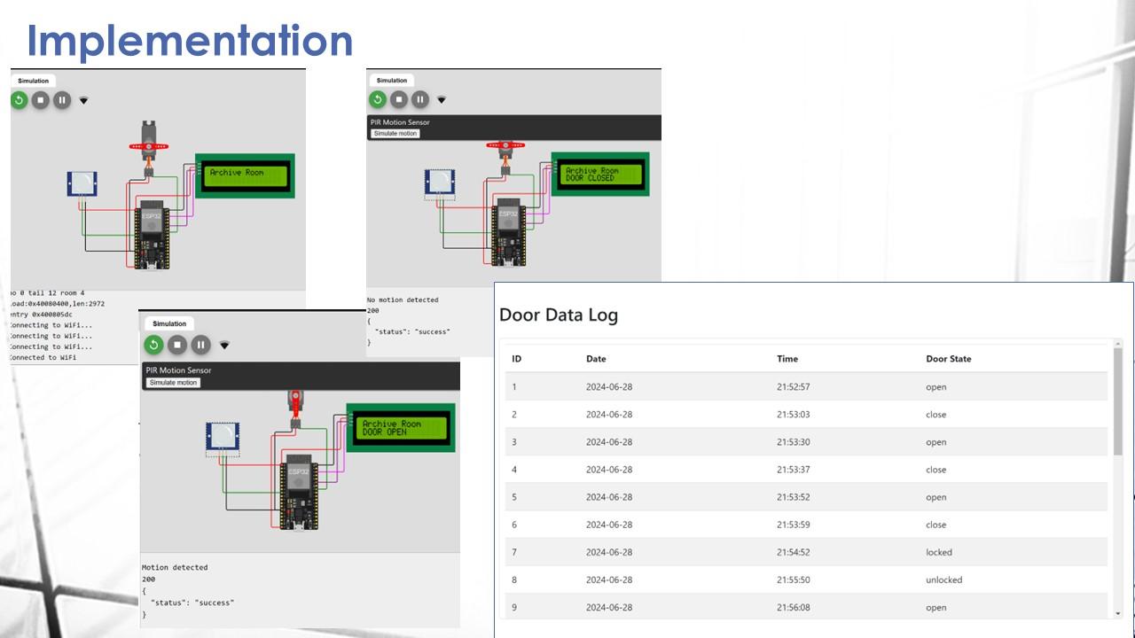 IoT based Automatic Archive Room Door slide 3
