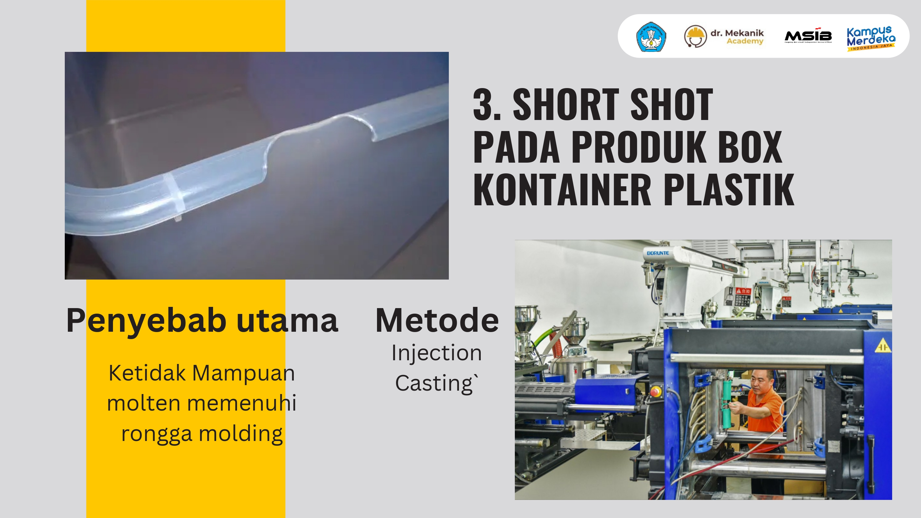 Analisis Produk-Produk Cacat pada Casting Plastik slide 3