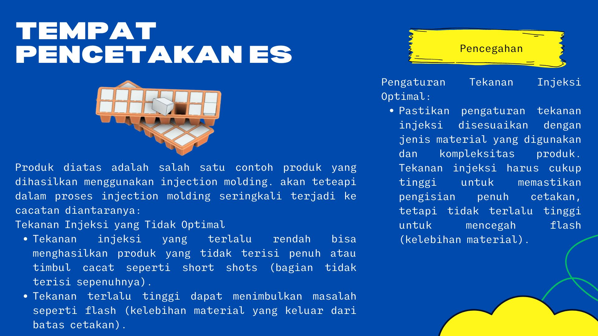 Analisis Produk Cacat Injection Molding slide 2