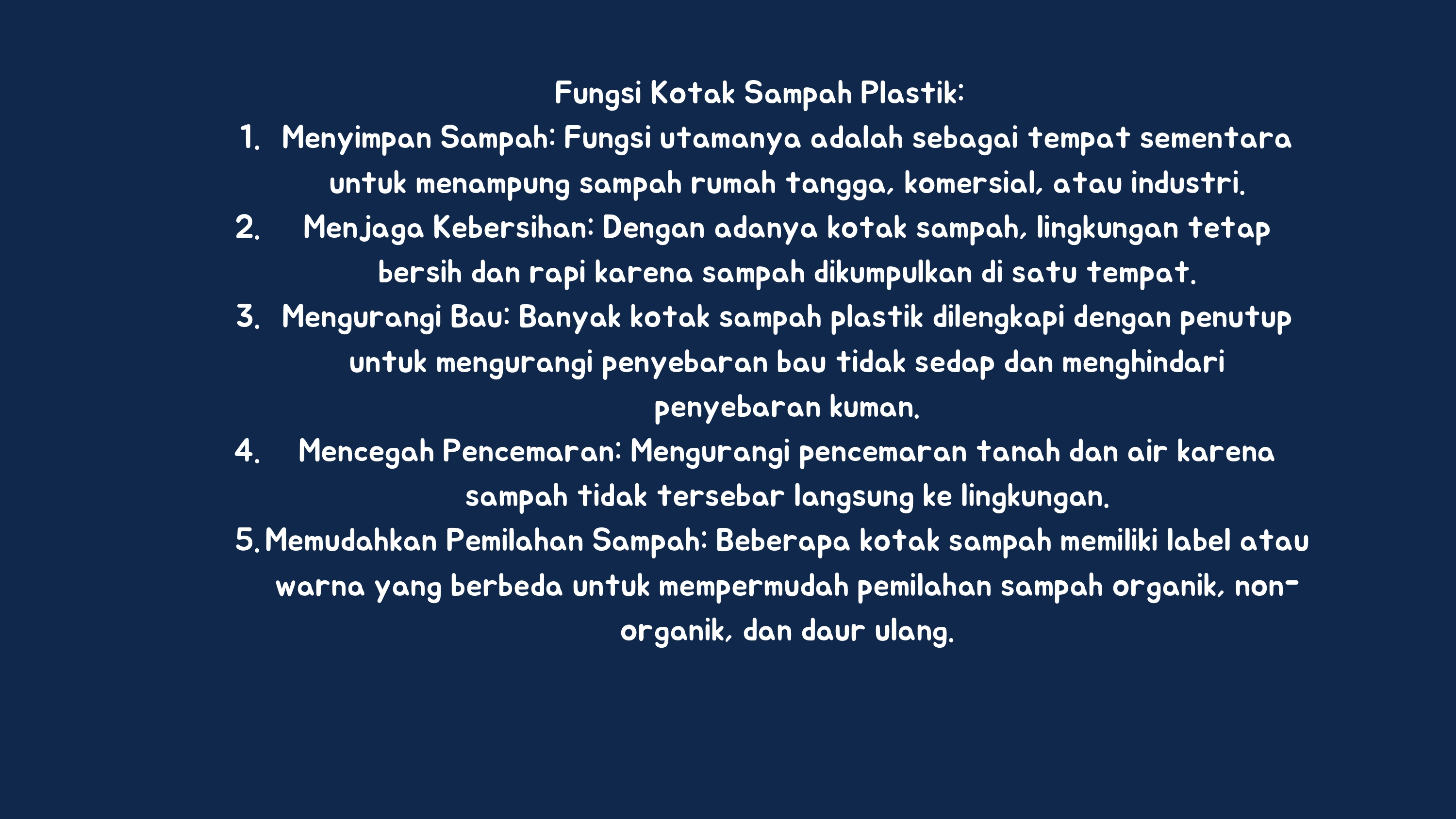 Design Kotak Sampah Plastik Menggunakan Solid Work slide 2