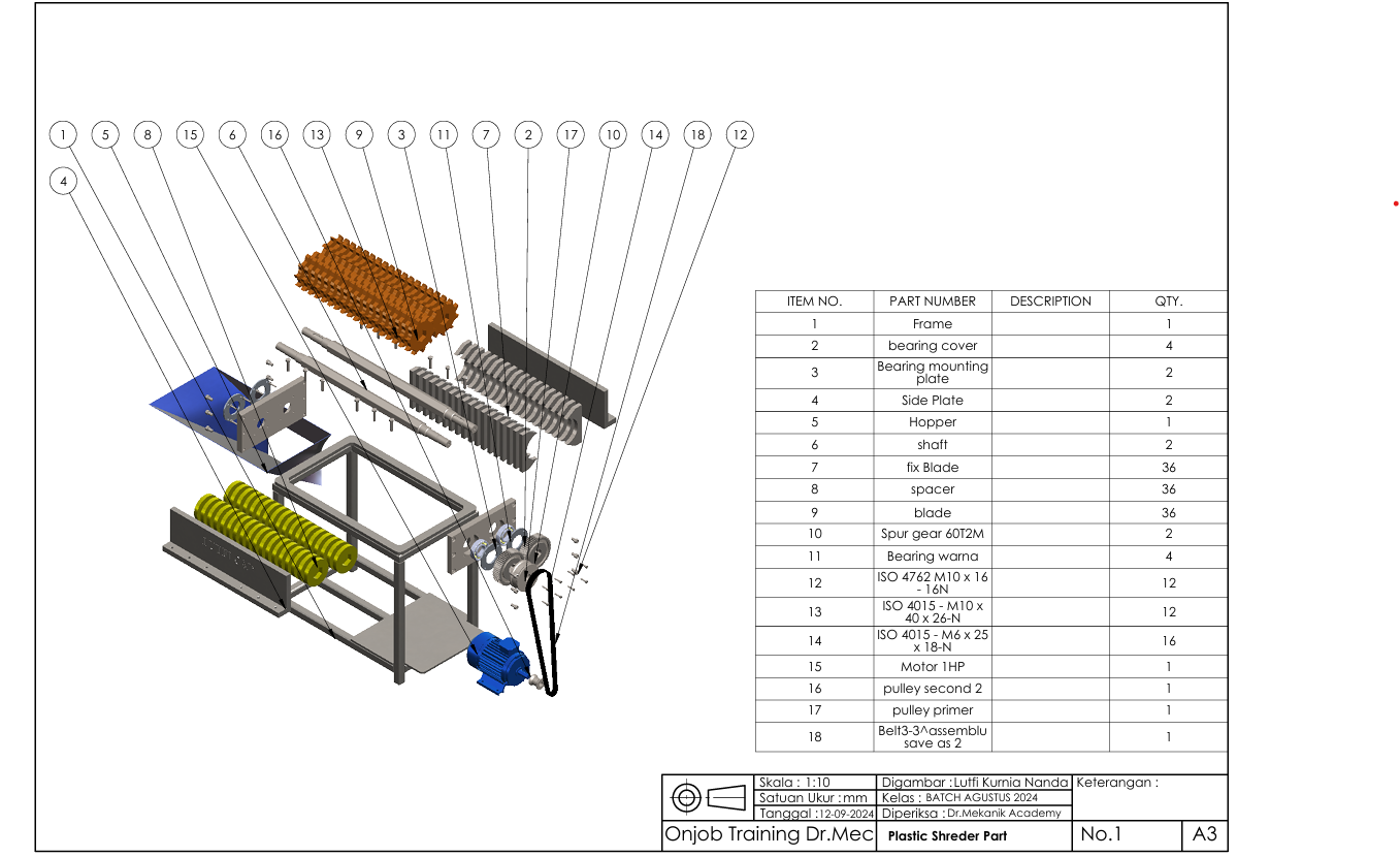 Mesin Pencacah Plastik slide 2