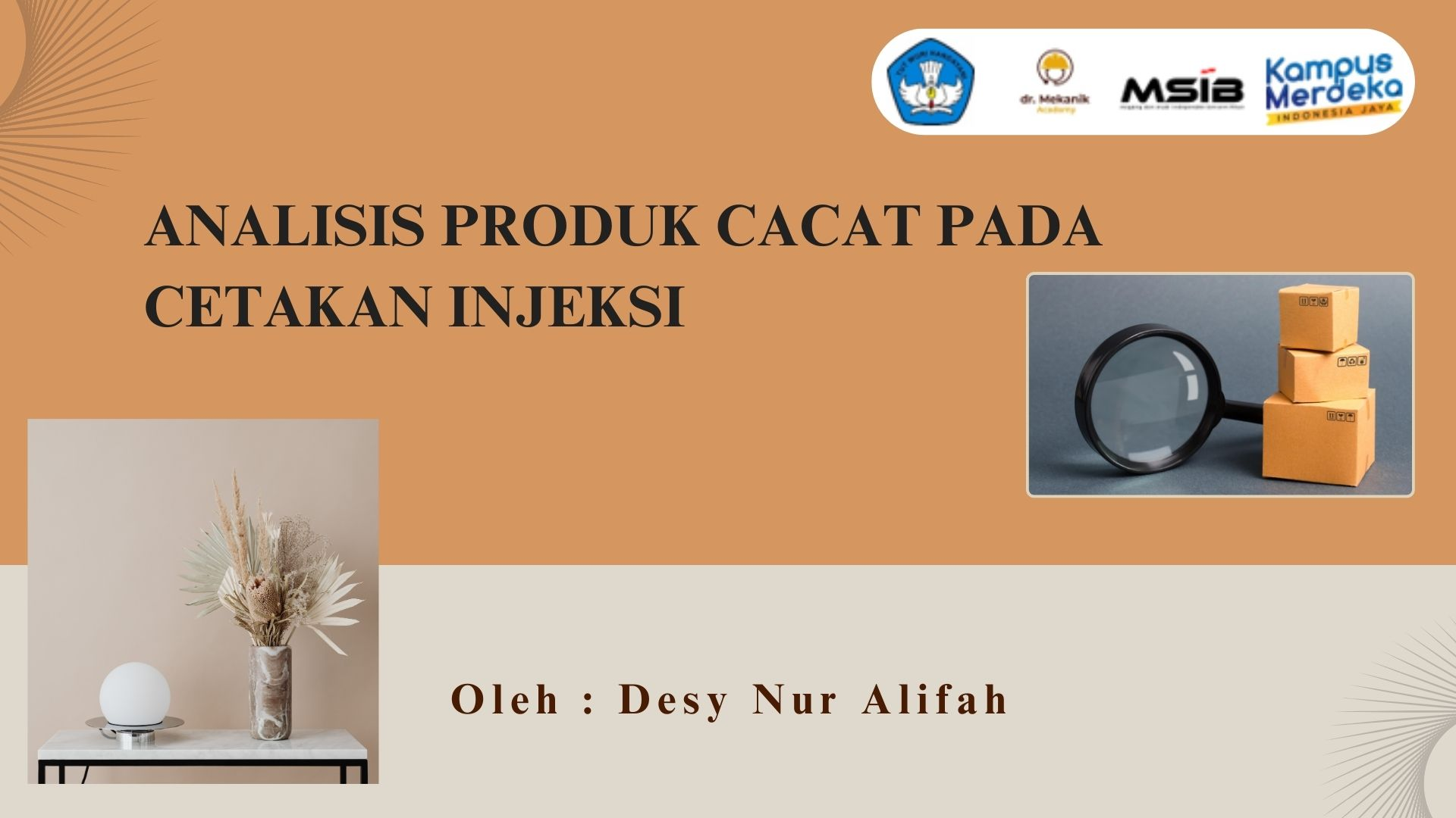 Analisis Produk Cacat pada Cetakan Injeksi slide 1