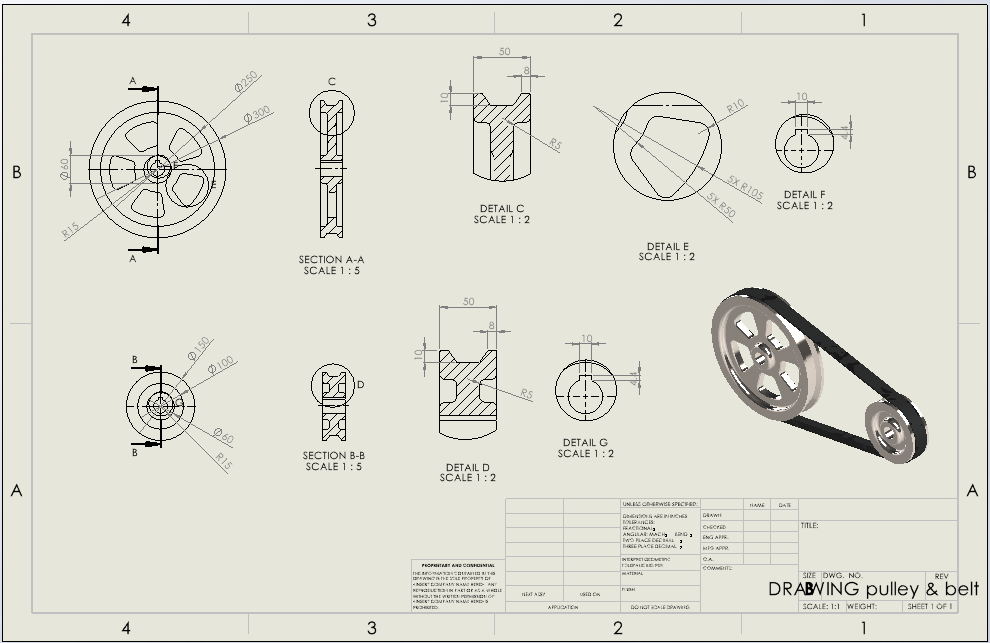 DESIGN PULLEY & BELT MENGGUNAKAN SOLIDWORK 2022 slide 2