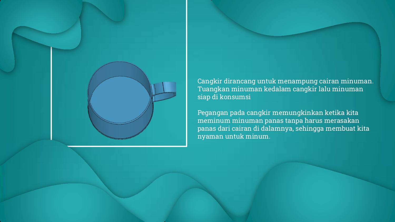 Desain Cangkir Menggunakan Solidworks slide 3
