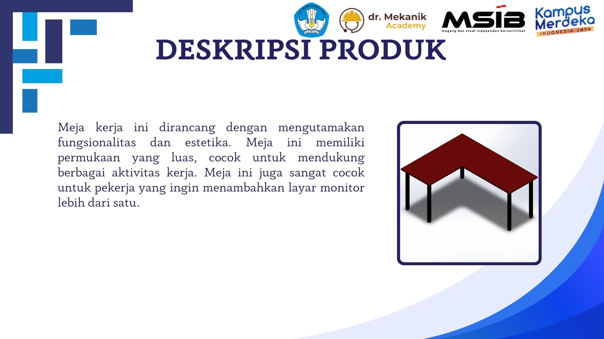 DESAIN MEJA slide 2