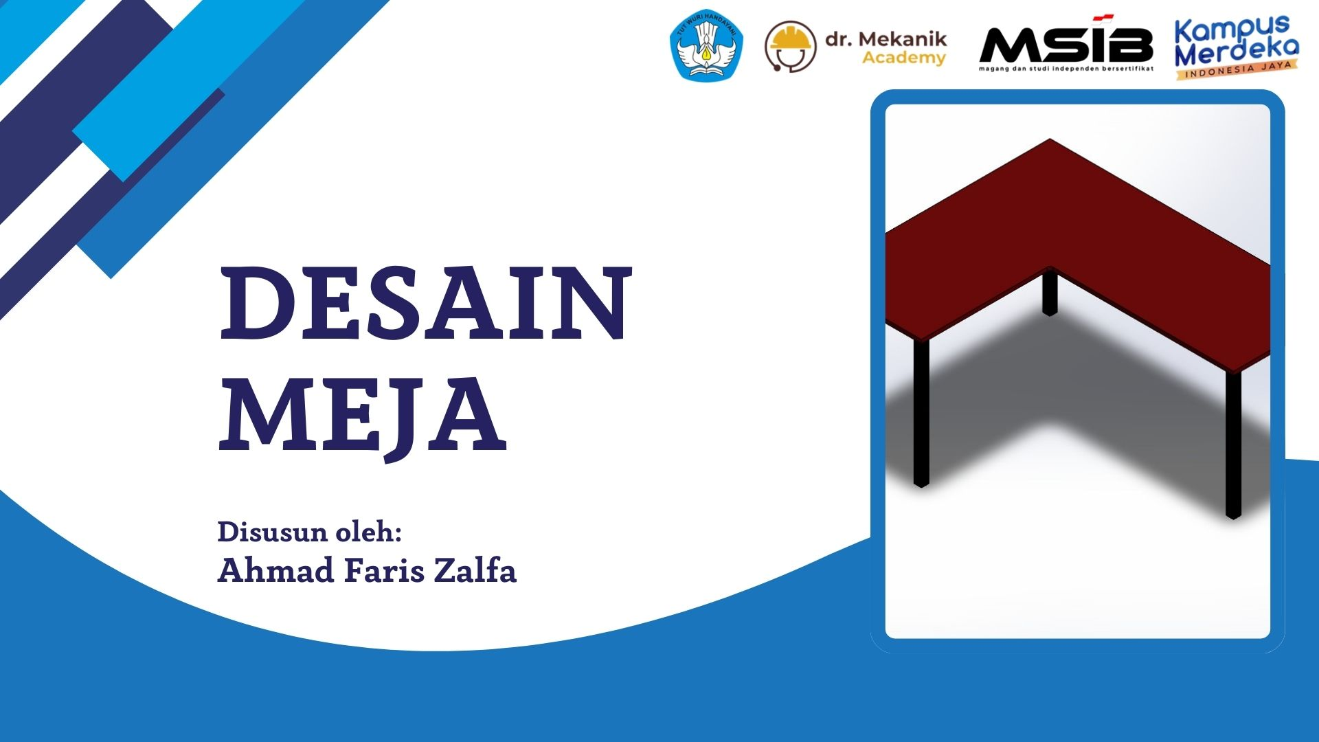 DESAIN MEJA slide 1
