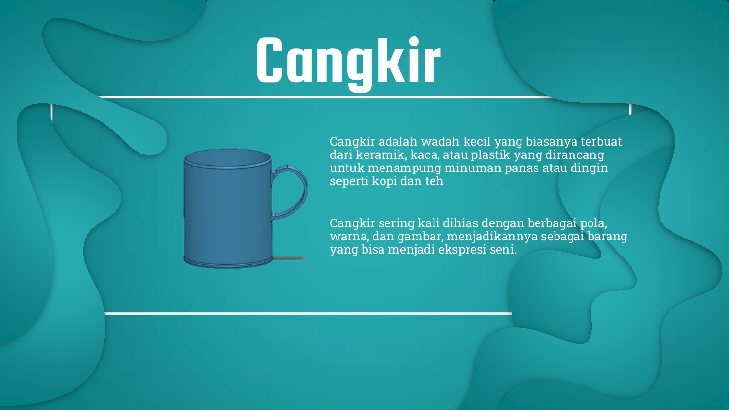 Desain Cangkir Menggunakan Solidworks slide 1