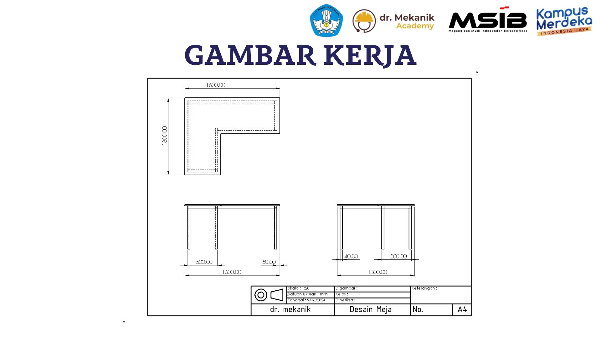 DESAIN MEJA slide 3