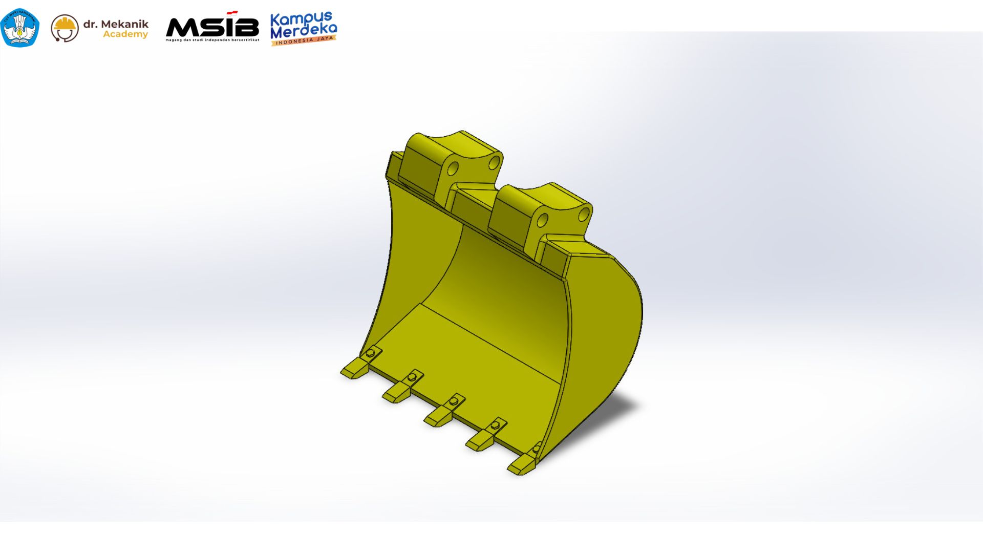 DESAIN BUCKET MENGGUNAKAN SOLIDWORKS slide 2