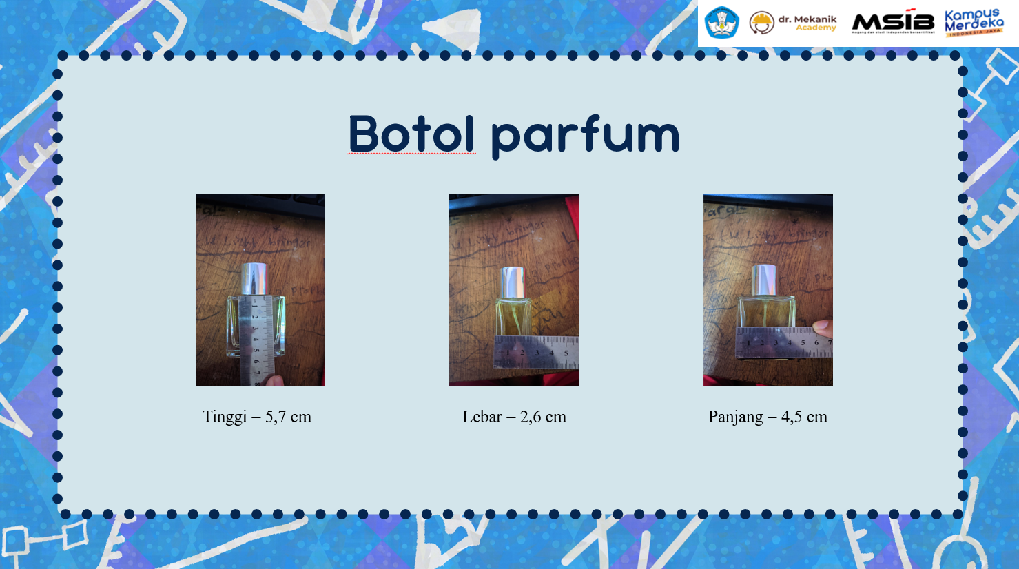Pengukuran Benda Atau Produk Disekitar slide 3