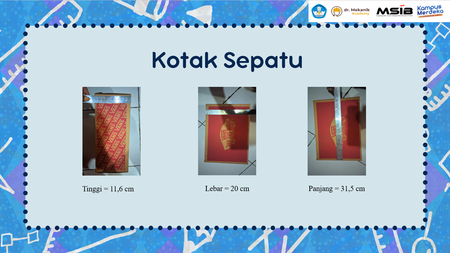 Pengukuran Benda Atau Produk Disekitar slide 1