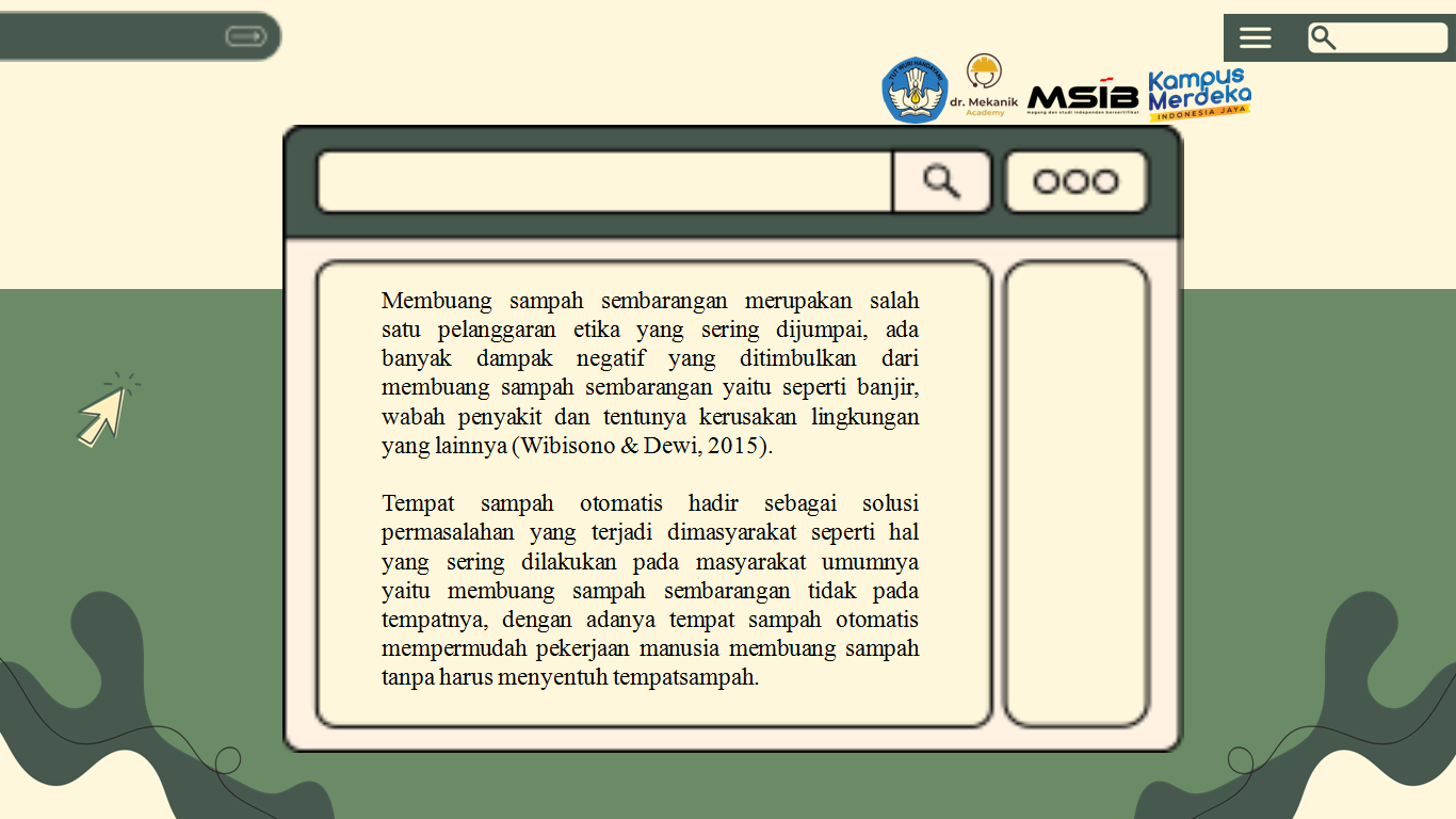 TEMPAT SAMPAH OTOMATIS BERBASIS WEB SERVER slide 1