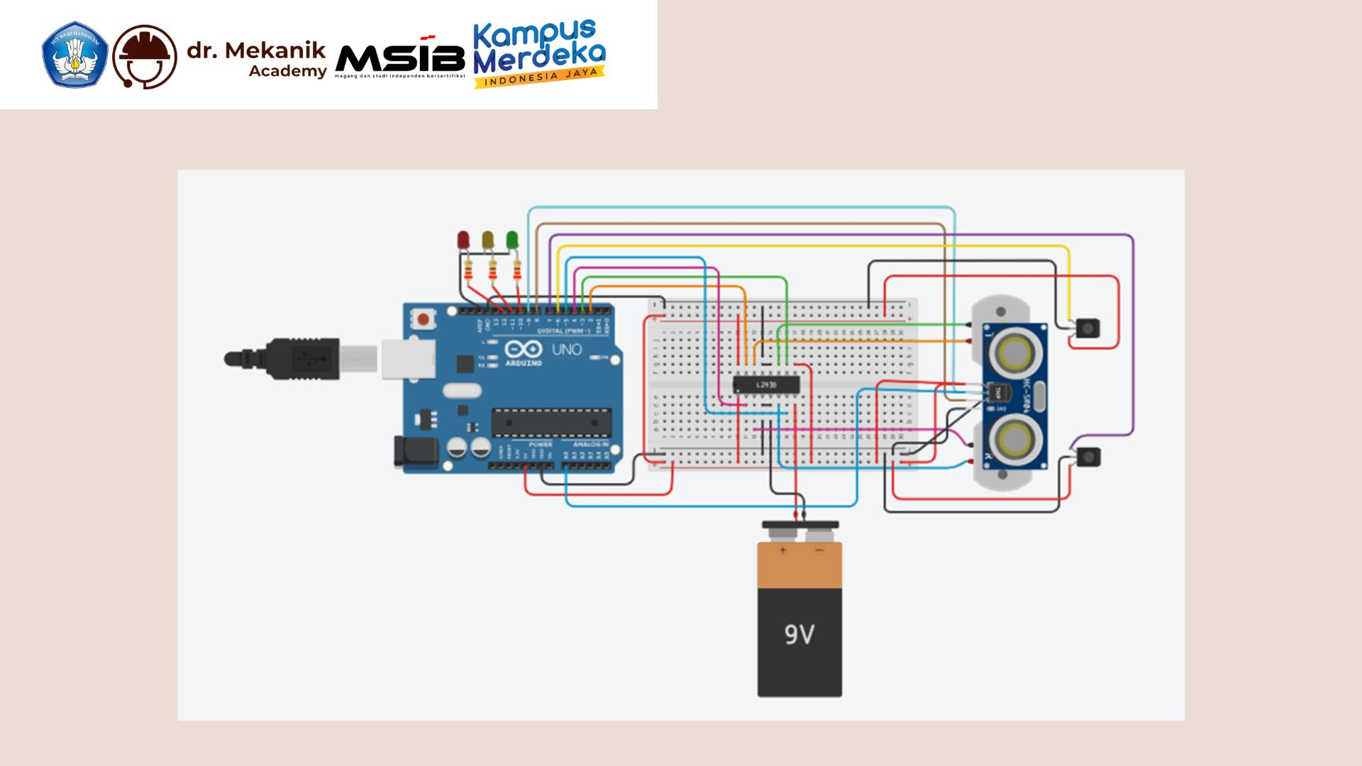 skema rangkaian Robot Garis (Line Following Robot) slide 2