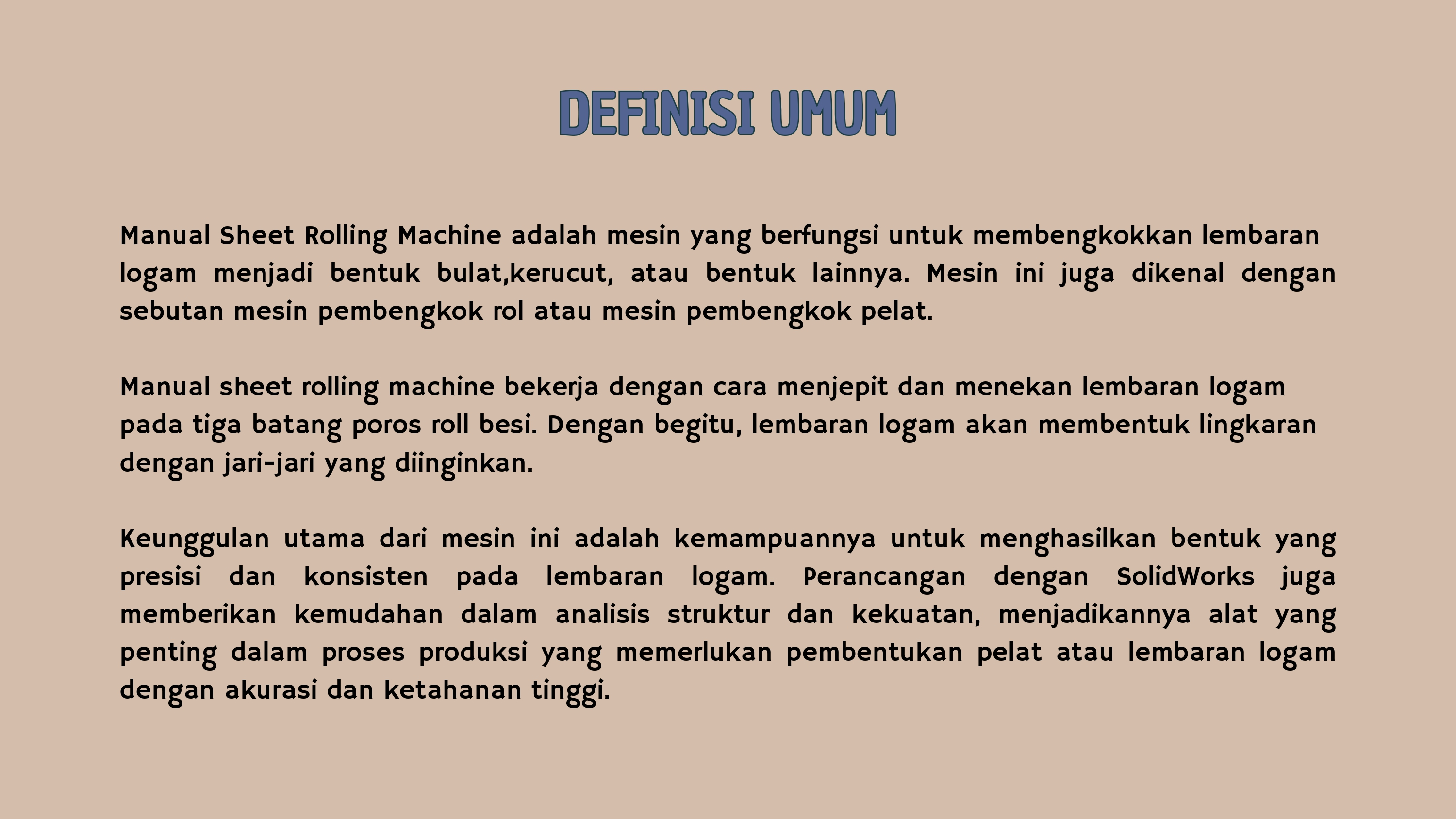 First slide