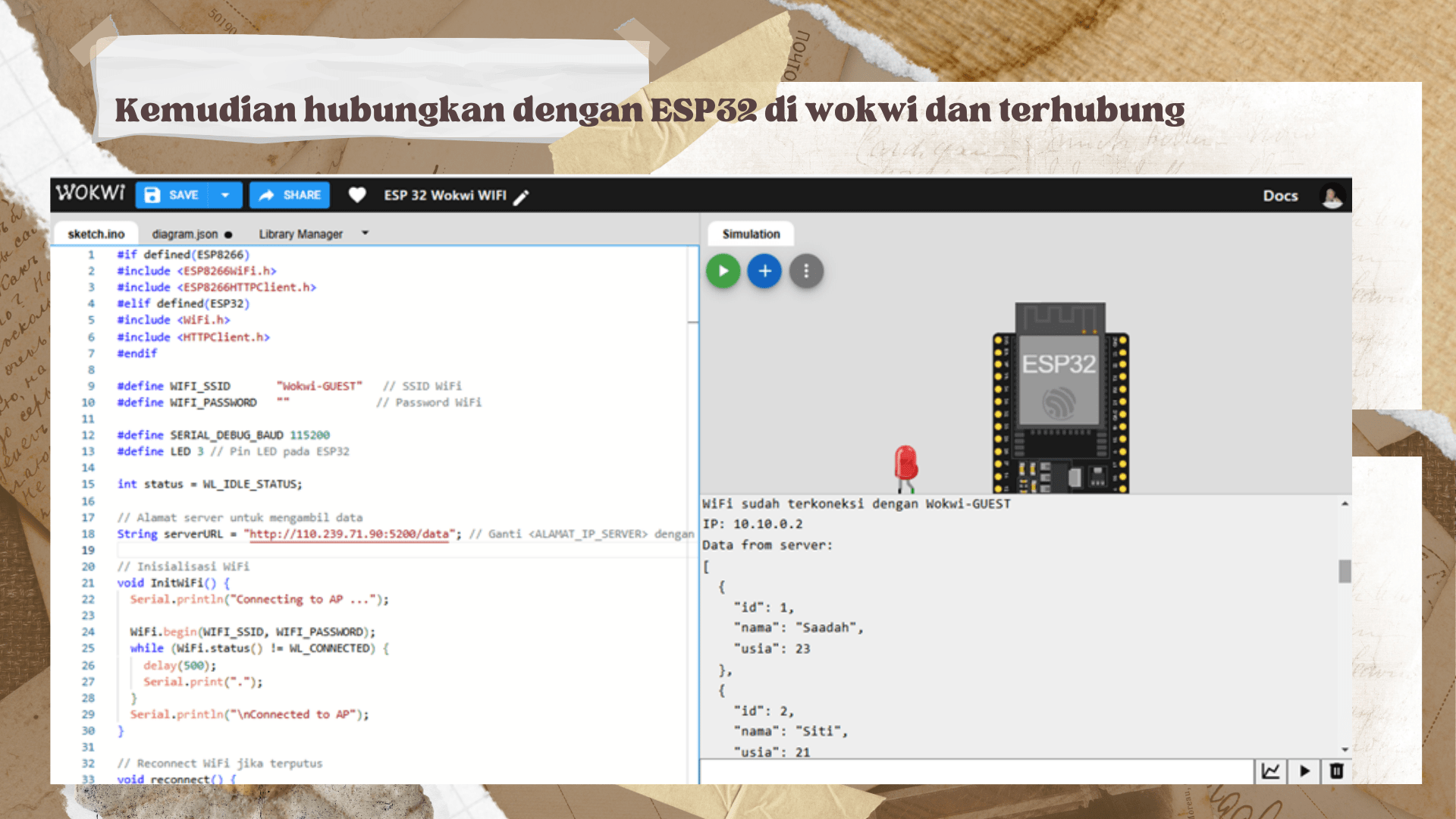 IOT Backend Integration Flask & Wokwi ESP32 slide 3