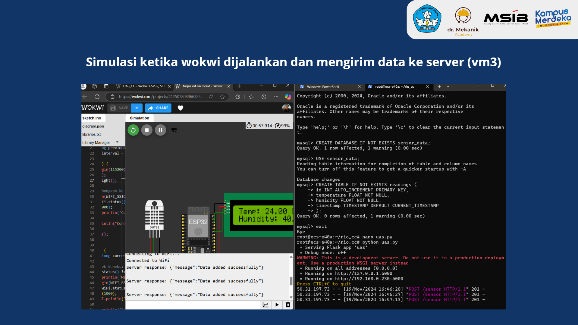 Integrasi Backend&Frontend untuk Smart Monitoring slide 2