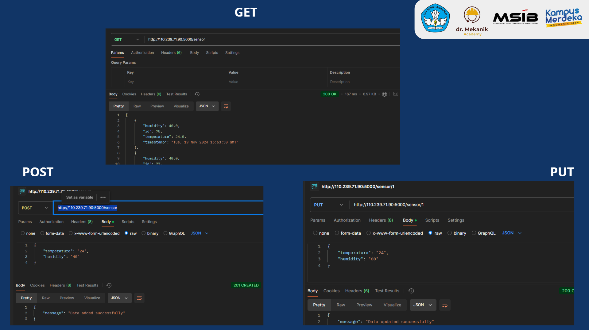 Integrasi Backend&Frontend untuk Smart Monitoring slide 3