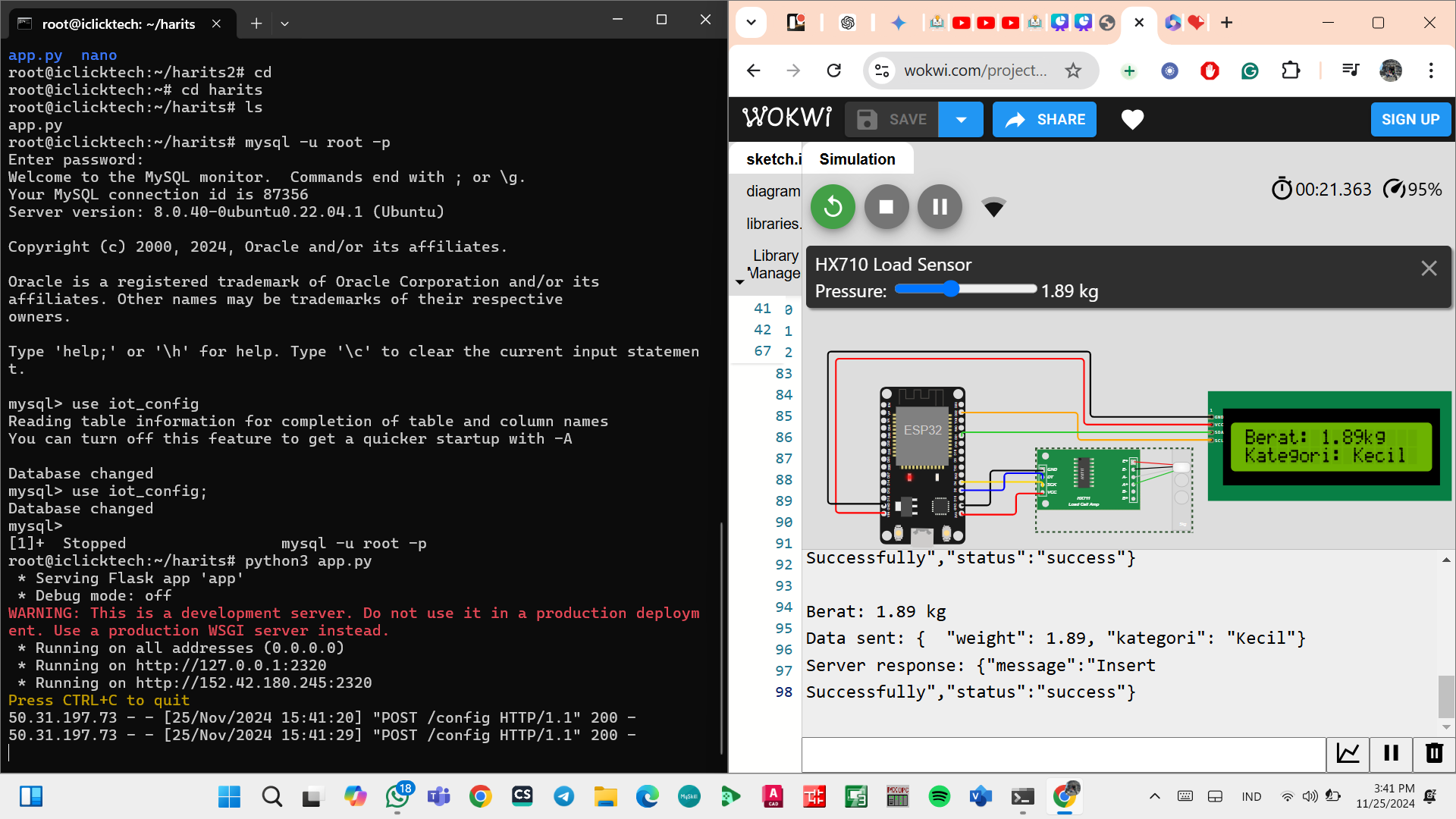 Timbangan Digital Berbasis IoT  slide 1