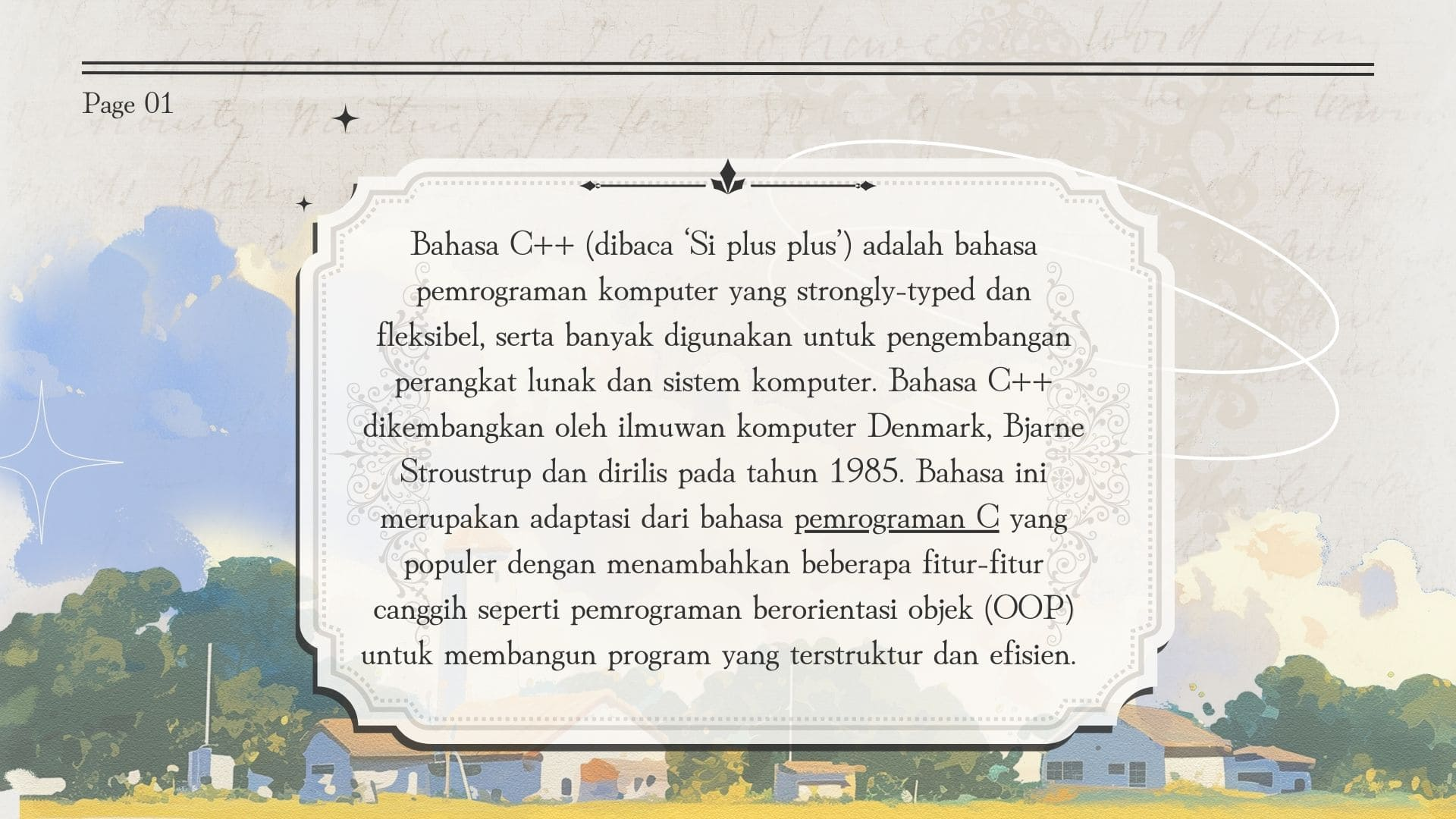 Memahami Bahasa Pemrograman C++ slide 1