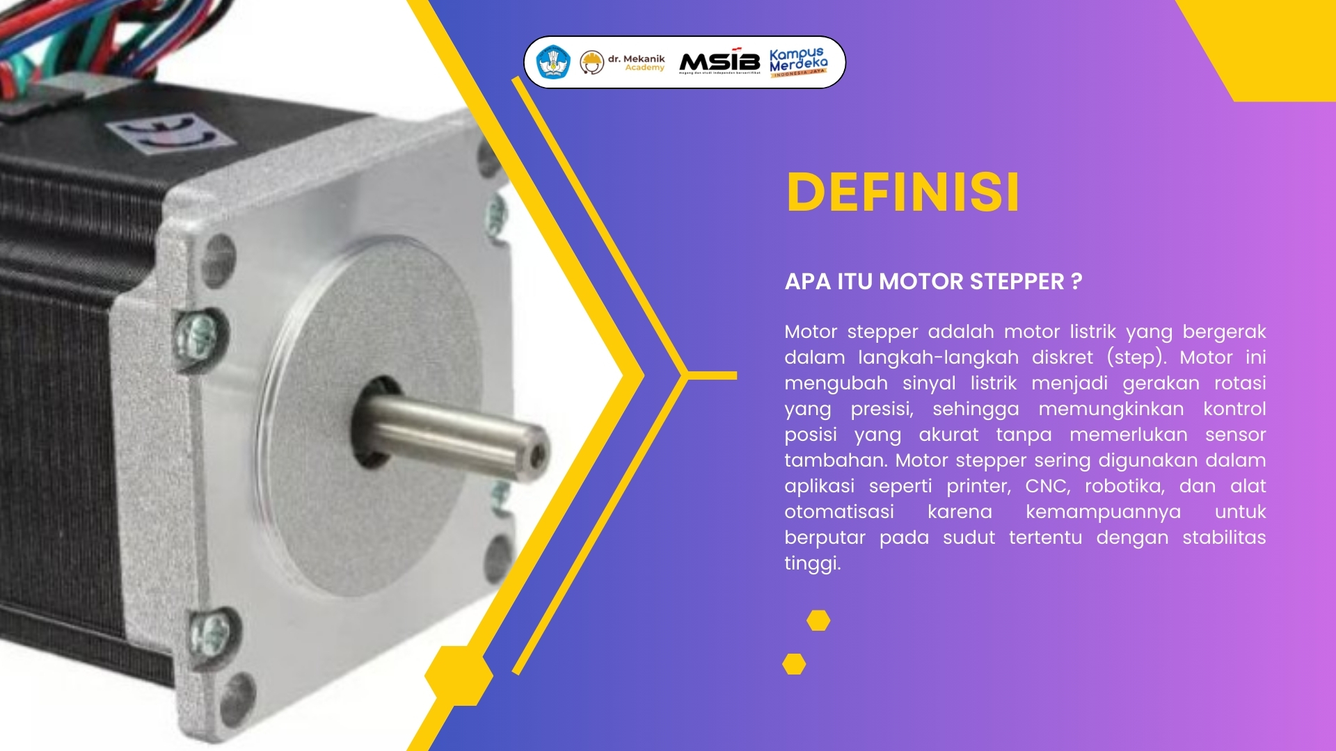 MOTOR STEPPER DESIGN slide 2