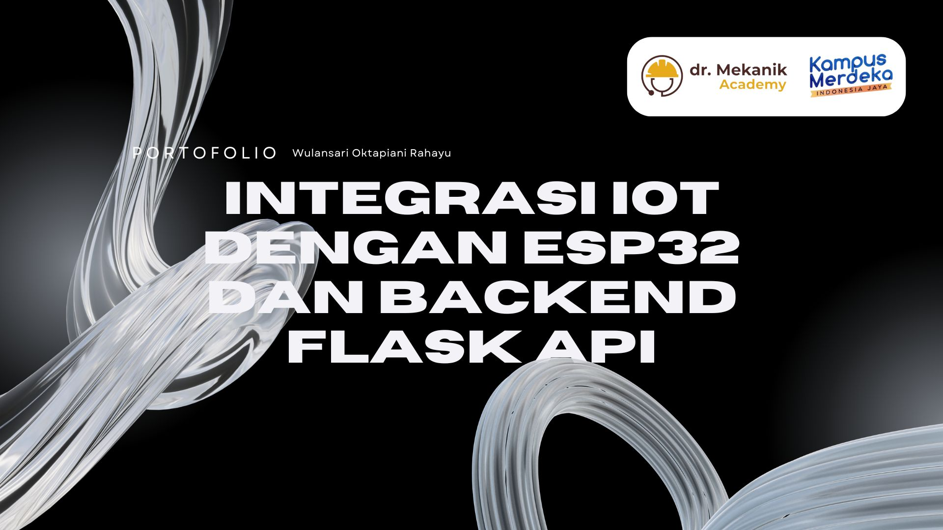 Integrasi IoT dengan ESP32 dan Backend Flask API slide 1