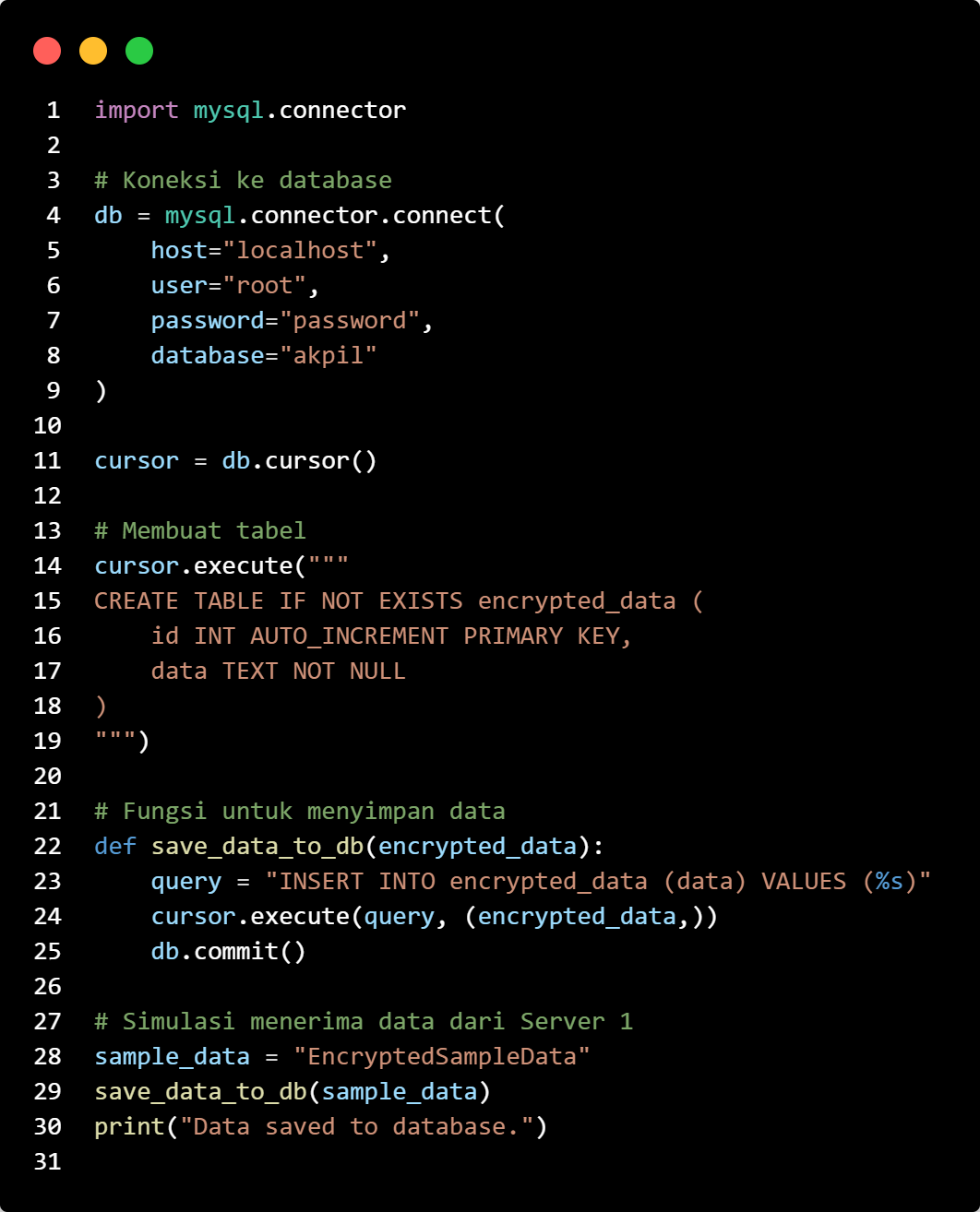 Keamanan Data dengan AES dan API pada 3 Server slide 2