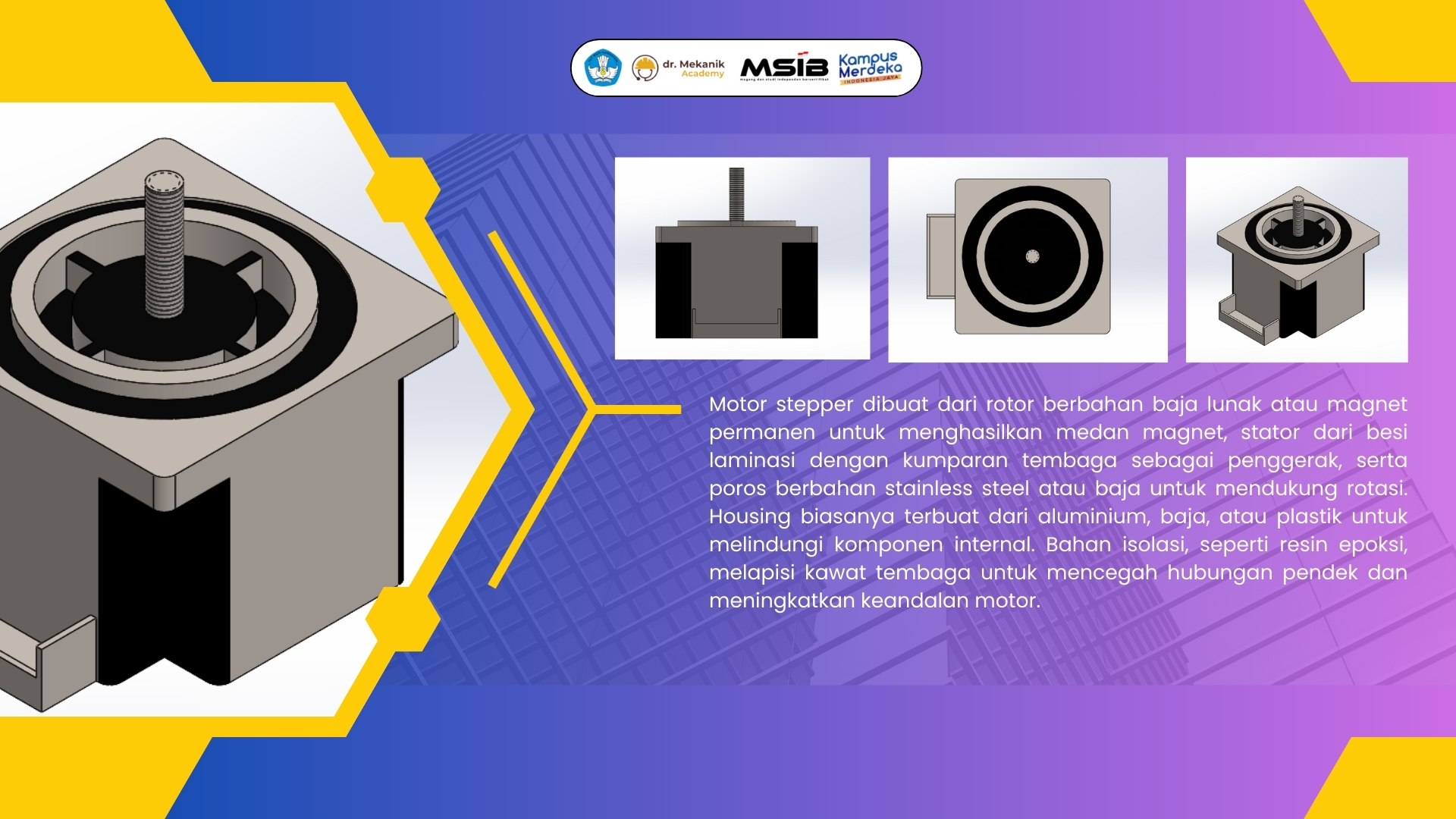 MOTOR STEPPER DESIGN slide 3