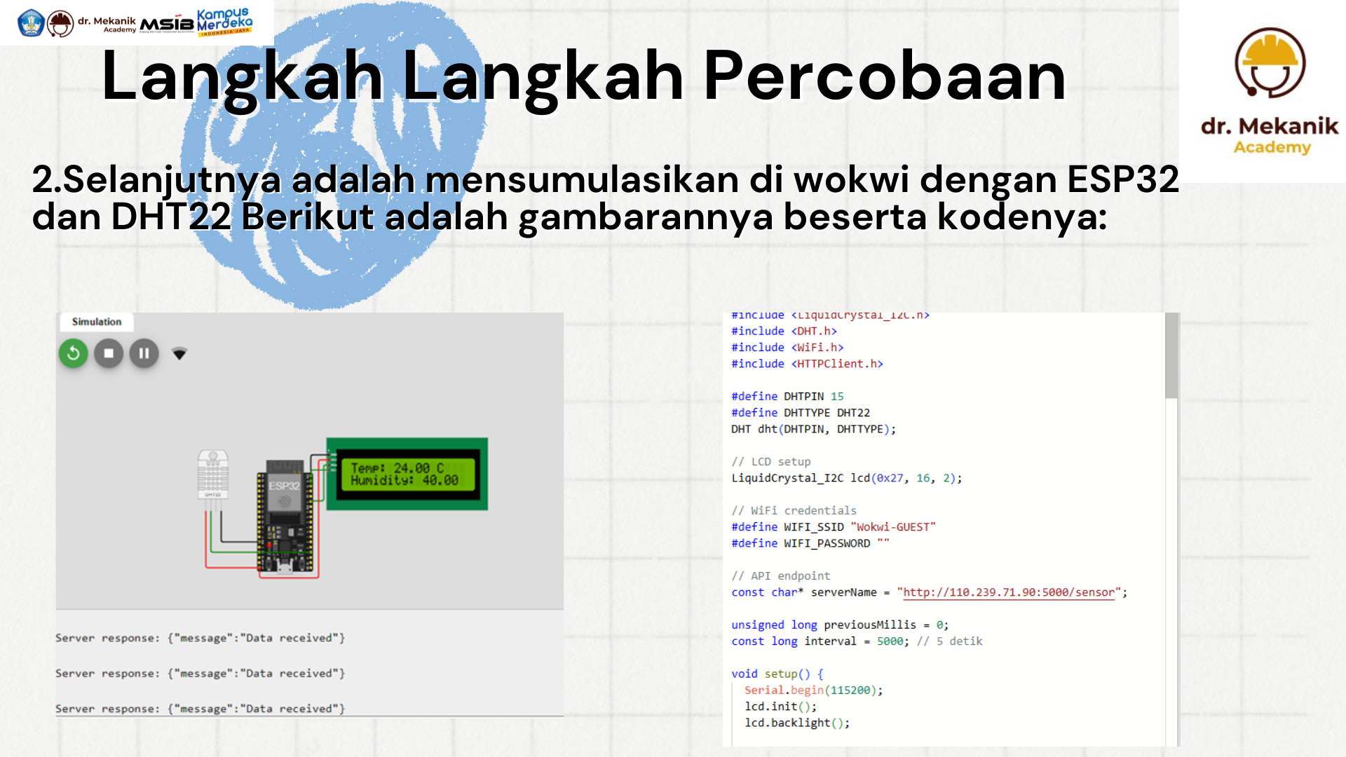 IoT Sensor Monitoring System with Flask API and My slide 2