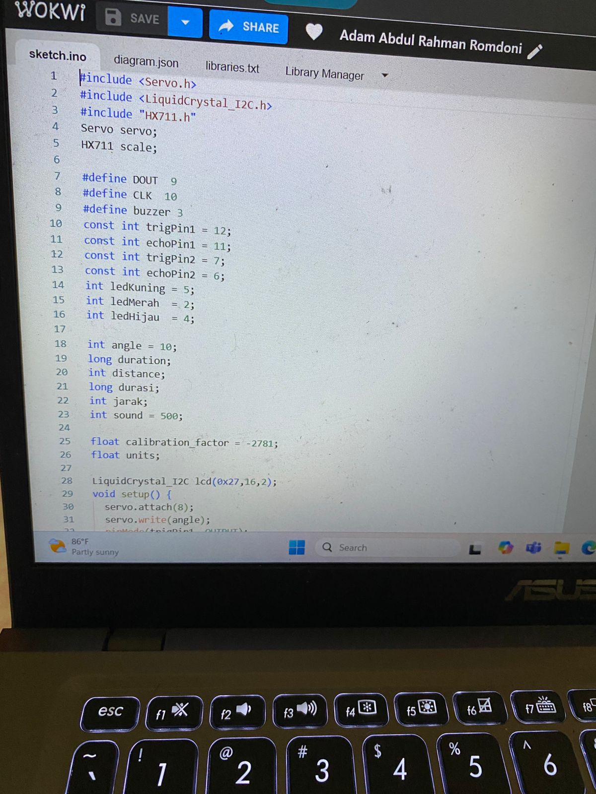 Membuat sistem tong sampah penuh slide 2
