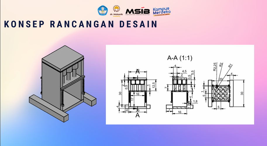 DESAIN ALAT MESIN PENCETAK BRIKET ARANG slide 3