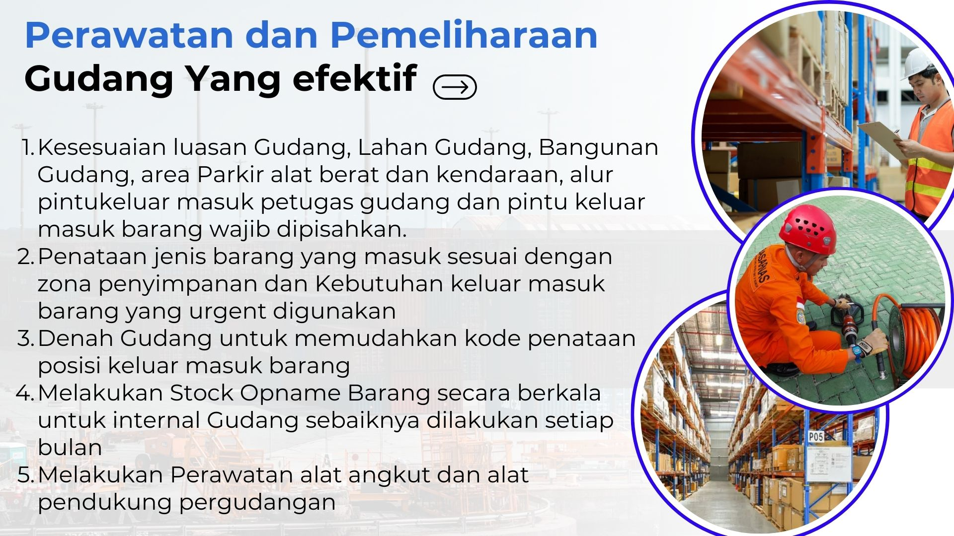 Tata Kelola Manajemen Pergudangan slide 1