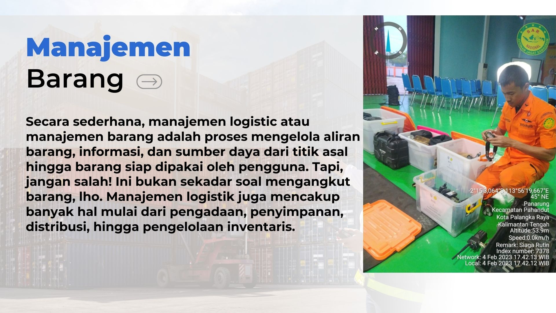 Tata Kelola Manajemen Pergudangan slide 2