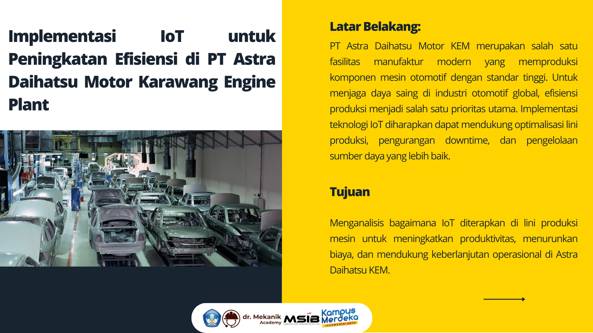 Implementasi IoT untuk Industri Manufaktur slide 1