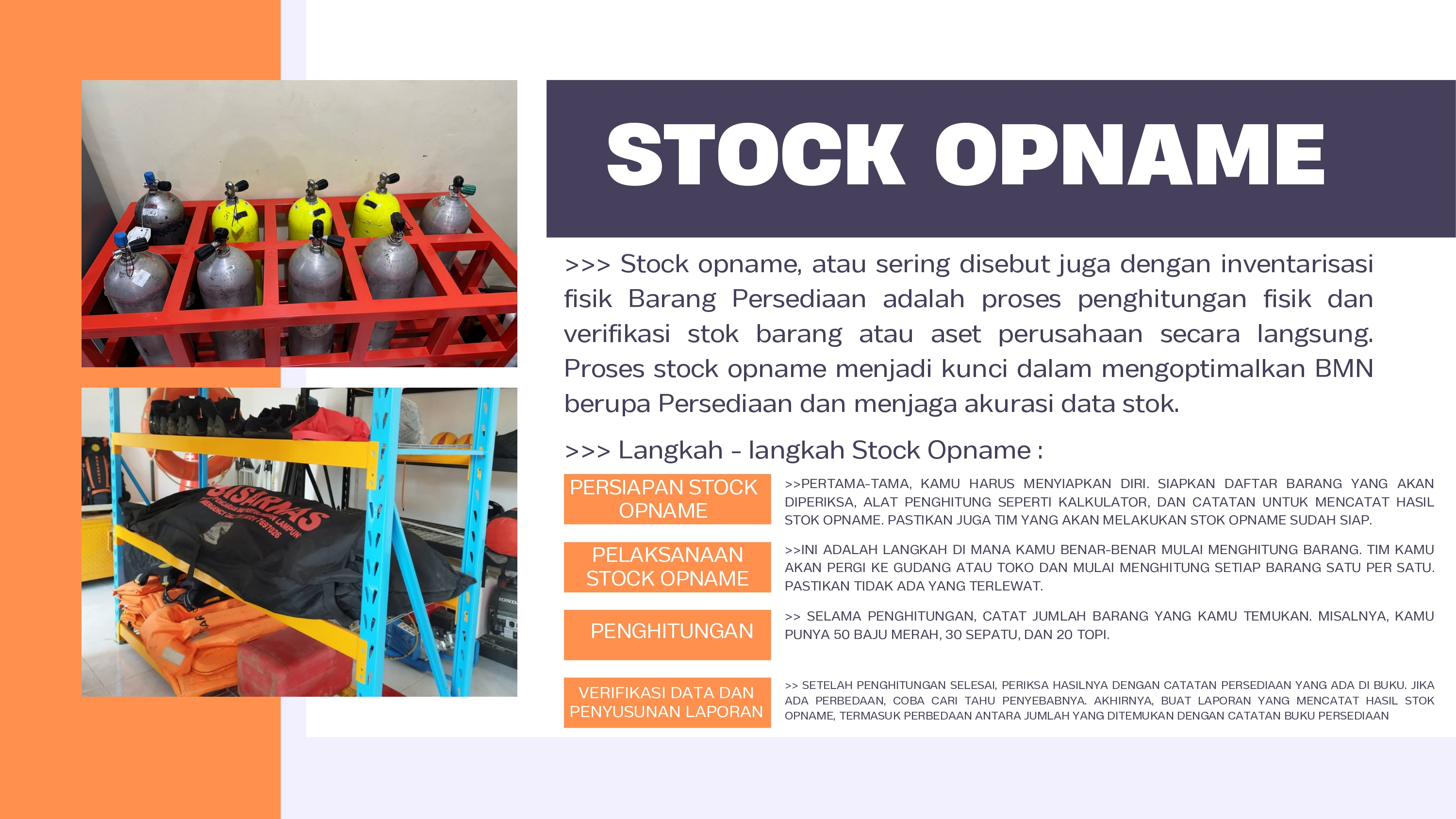Manajemen Pergudangan Sarana SAR slide 3